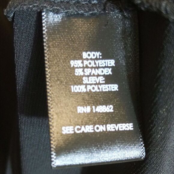 Torrid Black Sheer Sleeve Babydoll Blouse Surplice Bodice whimsigoth holiday - Picture 7 of 10